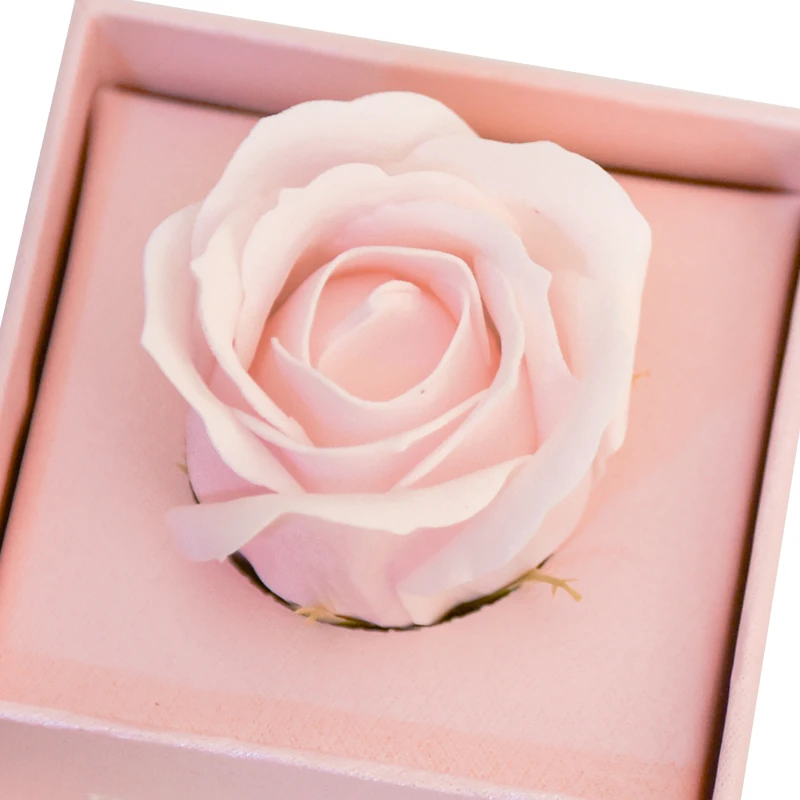 Ароматерапия Мыло роза Свадебный искусственный цветок кольцо ювелирные изделия