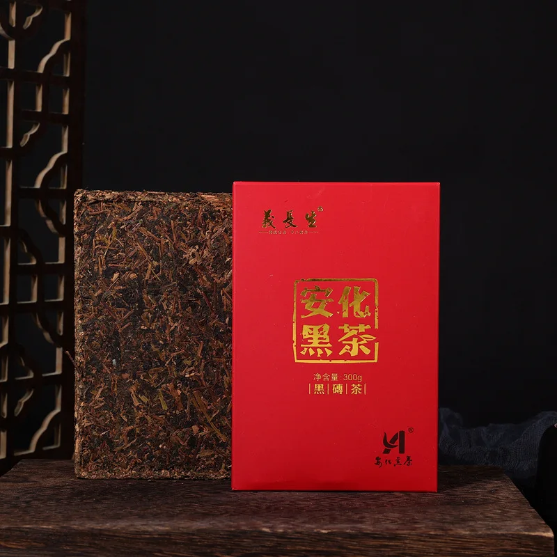 Китайский чай Anhua Baishaxi 2015 Королевский фу ча Темный китайский золотой цветок