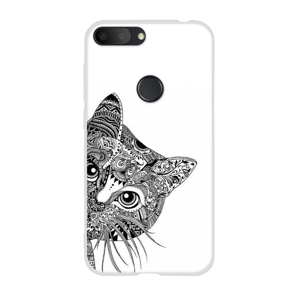 46 Чехол для Alcatel 1 S 1 S с милым рисунком кота из мультфильма, Мягкая силиконовая задняя крышка для Alcatels 1s 5024D, чехол для телефона - Цвет: 46