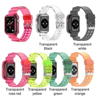 watch band for apple watch series 6 38404244mm silicone sport strap band replacement fashion women men wristband watch strap