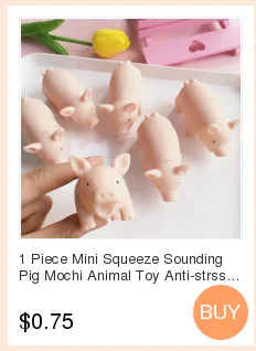 3 шт. сжимаются милые розовые свиньи Kawaii животные медленно поднимающиеся Игрушки Анти-strss розыгрыши детские мягкие игрушки для снятия стресса