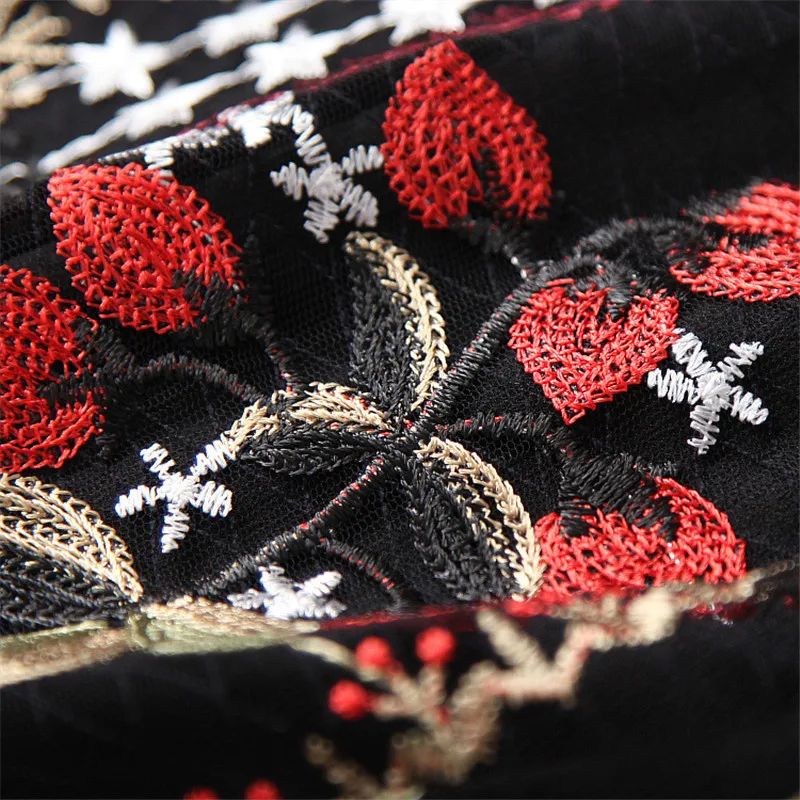 

Street Style Fashion Summer Skirt 2Piece Set Women 2020 New Runway Designers Short Sleeve T Shirt and Embroidery Skirt Suit Sets
