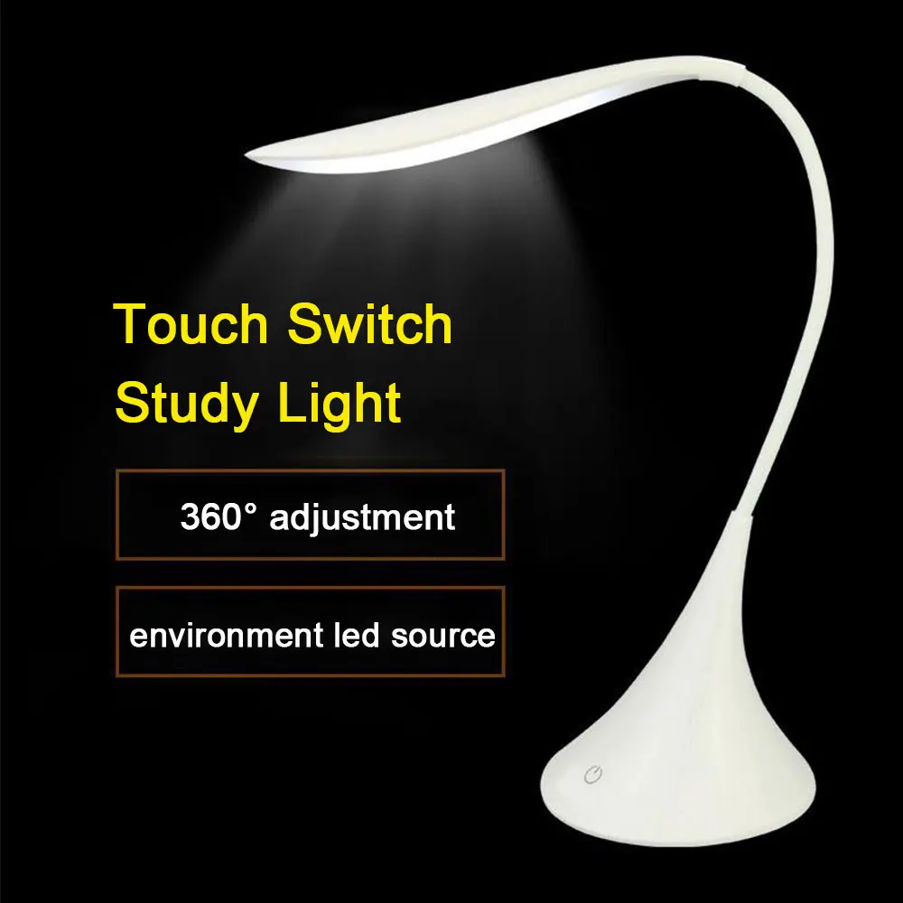 

Mini LED Desk Lamp Protable Book Light for Children USB Touch Switch LED Table Lamp for Bedroom Besdise Reading Study Office