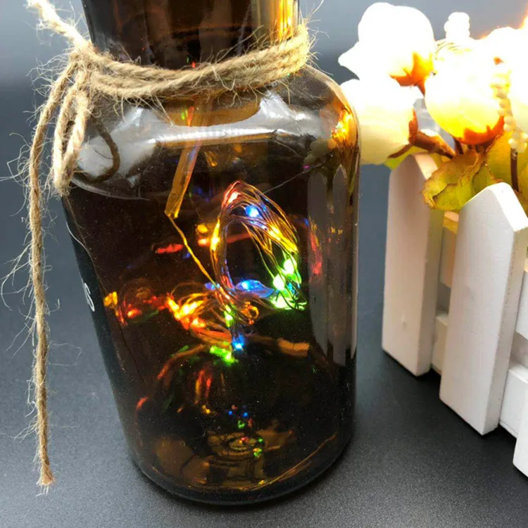 Медная батарея 10 м гирлянда Micro led Рождественское украшение Феи 3 провод luces 2