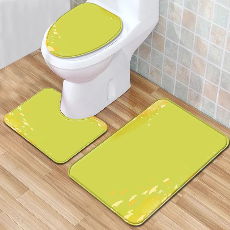 Набор ковриков для ванной комнаты Zeegle из микрофибры современный коврик