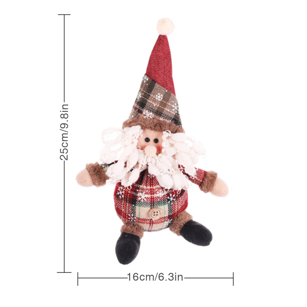 

2021 Snowman Elk Santa Claus Doll Christmas Decorations Christmas Dolls Merry Christmas Decorations For Home Pendants Gift