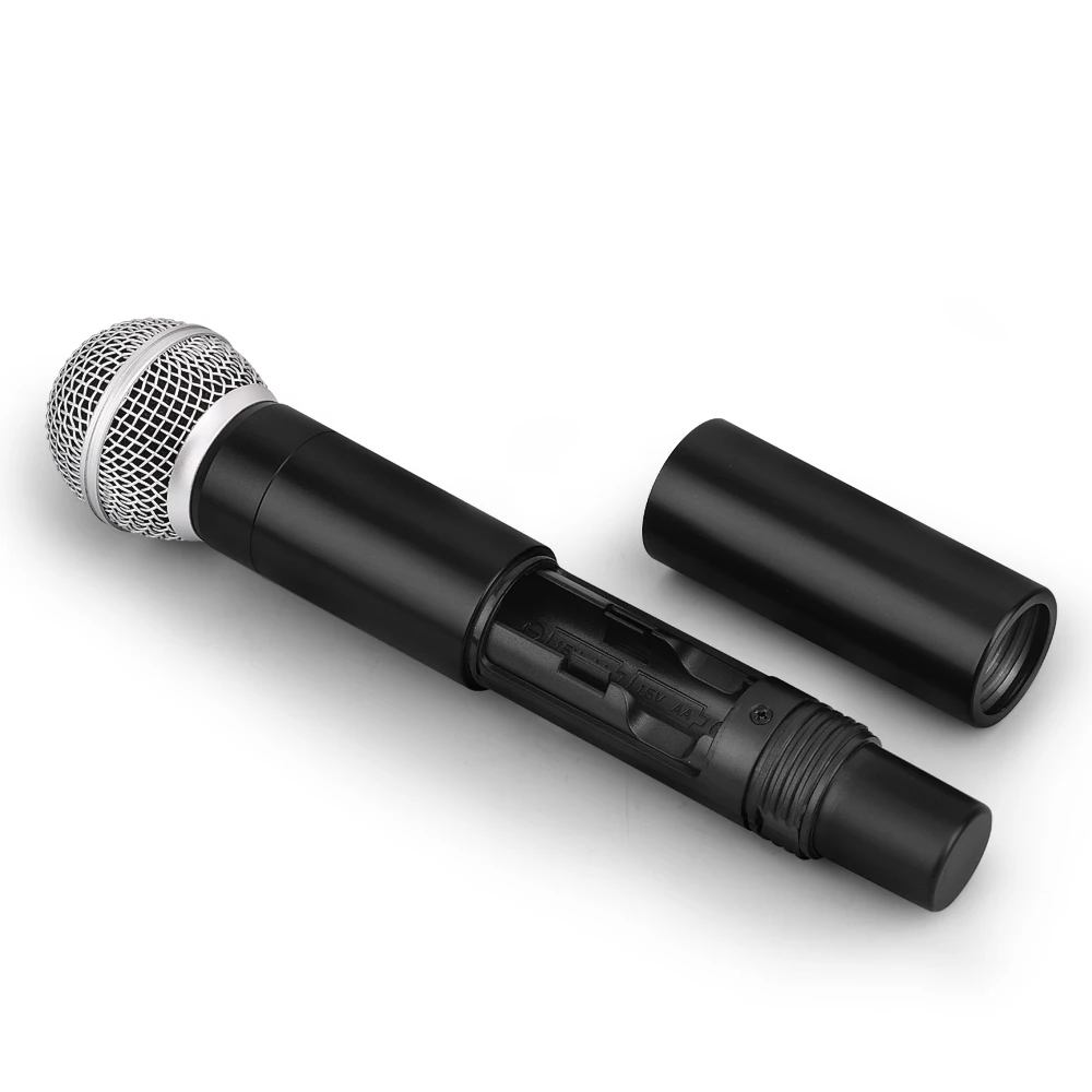 IM-220 аудио DJ микшер KTV Микрофон Моно USB AUX вход 2 канала ручной UHF беспроводной микрофон 48 В Phantom для KTV