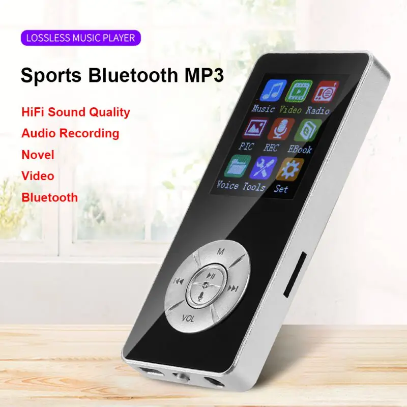 5 клавиш Bluetooth 4,2 MP4 музыкальный плеер, мини Plug-and-play диктофон с слотом для карт памяти спортивный музыкальный плеер Bluetooth