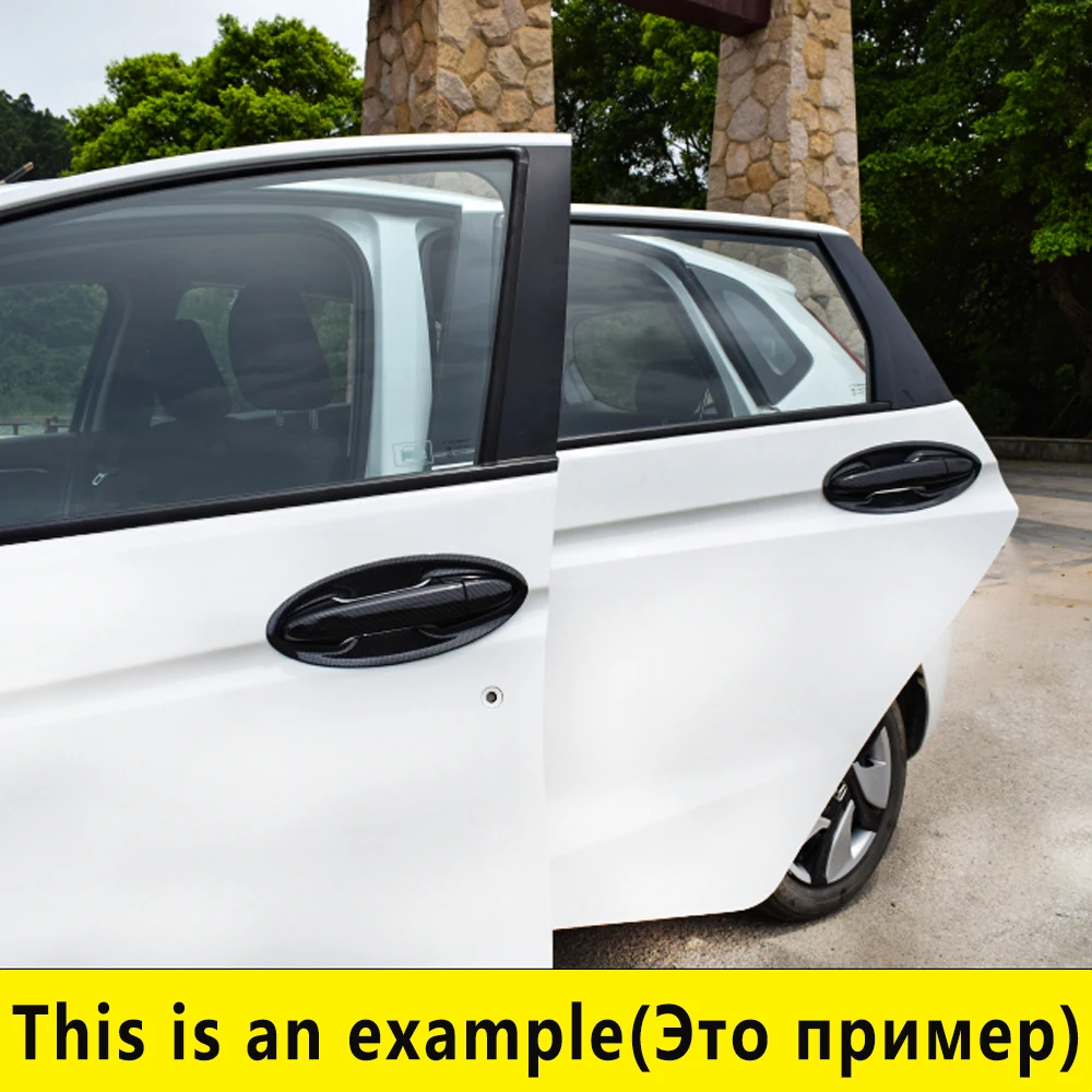 Крышка дверной ручки из углеродного волокна для Toyota Land Cruiser Prado 120 J120 L120 2003 2004 2005 2006