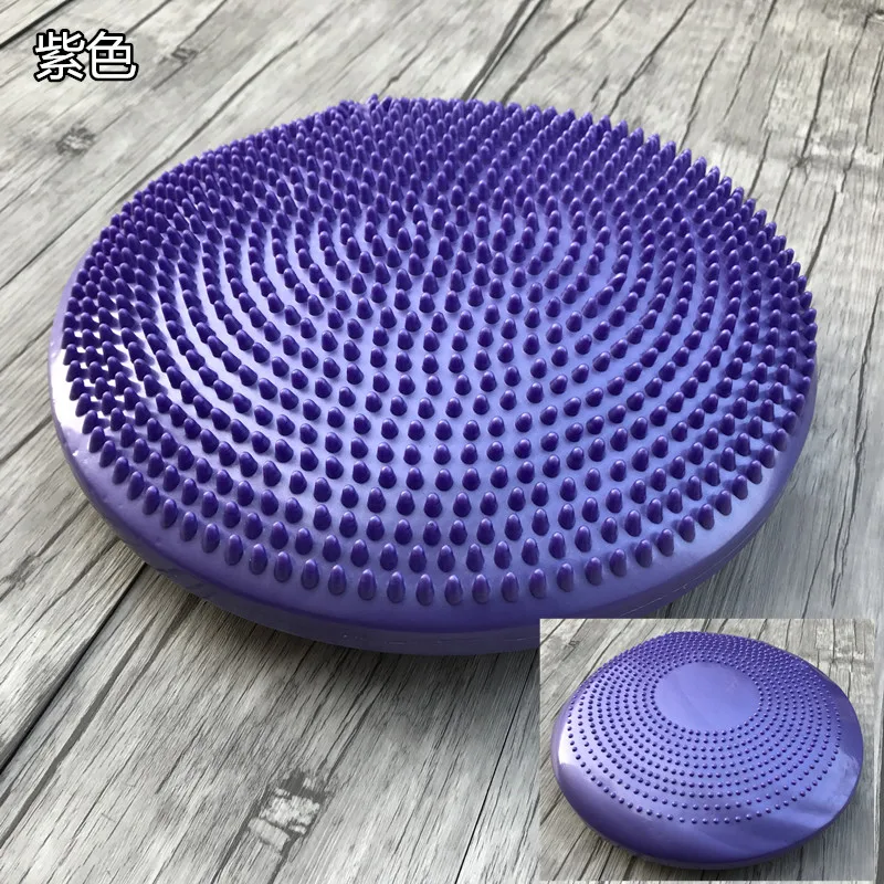 

Fitness Exercise Inflatable Yoga Massage Ball Durable Sports Gym Fitness Yoga Wobble Stability Balance Disc Massage Cushion Mat