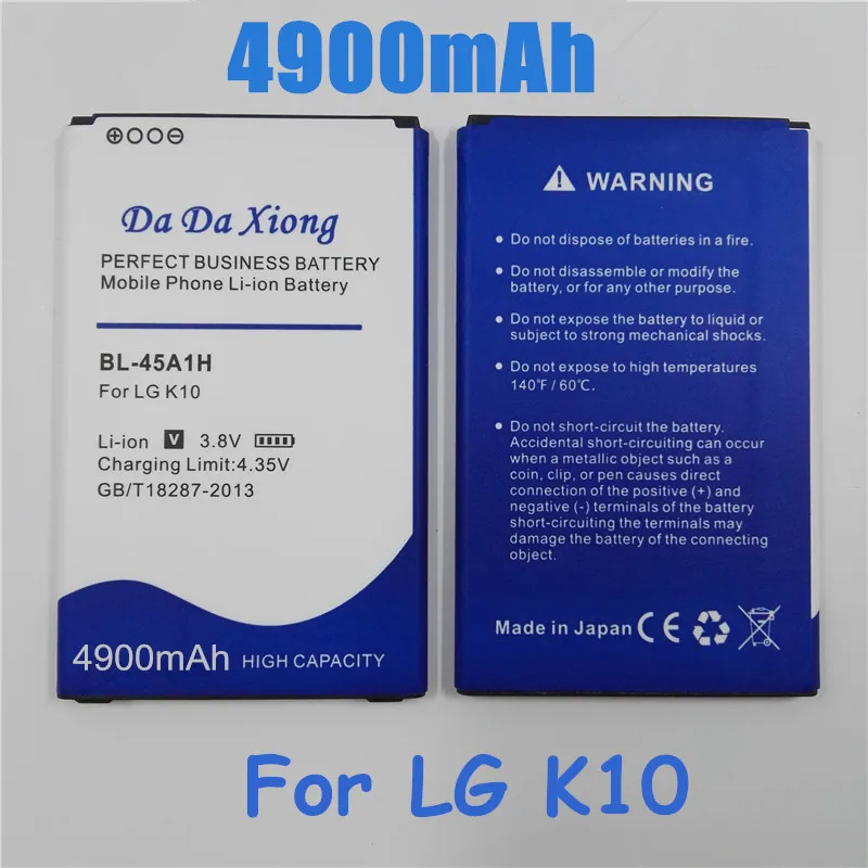 4900 мА/ч BL 45A1H BL45A1H Батарея для LG K10 F670L F670K F670S F670 K420N LTE Q10 K420|battery for|battery for lg3300mah battery |