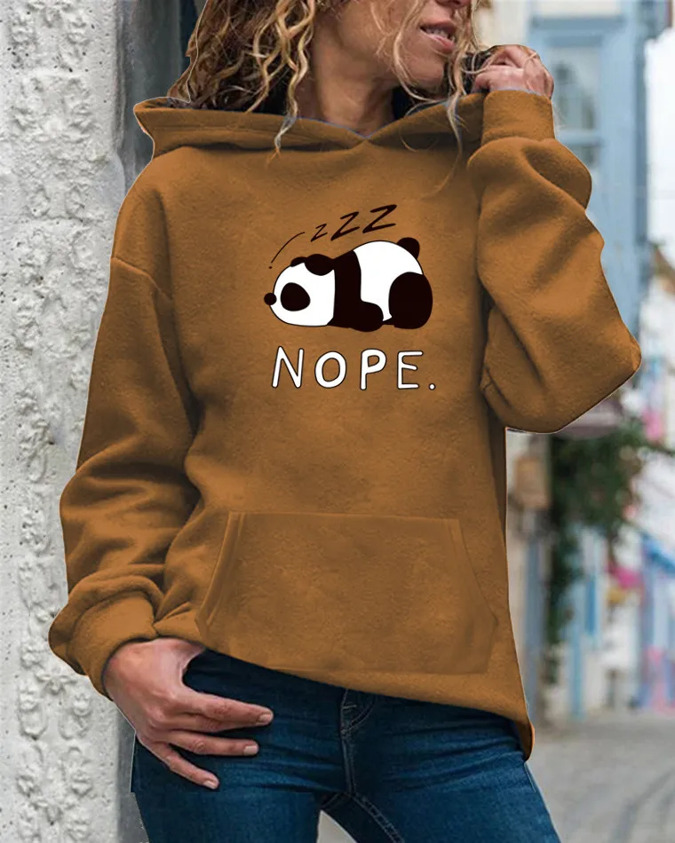 

Women Clothing Korean Women Tops Long Sleeve Letter Printing Sweatshirt Women Graphic Hoodies Sudaderas Para Mujer