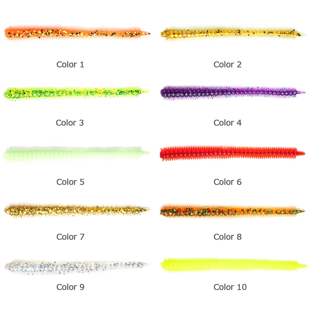 

Realure 10pcs/ Set Soft Worm Fishing Baits 95mm Swimbaits Sea Fishing Lures Wobblers Simulated Artificial Tackle