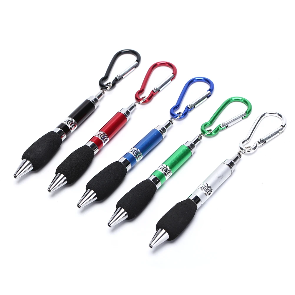 

Retractable Badge Reel Golf Scoring Pen Belt Clip with Carabiner Snap Hook