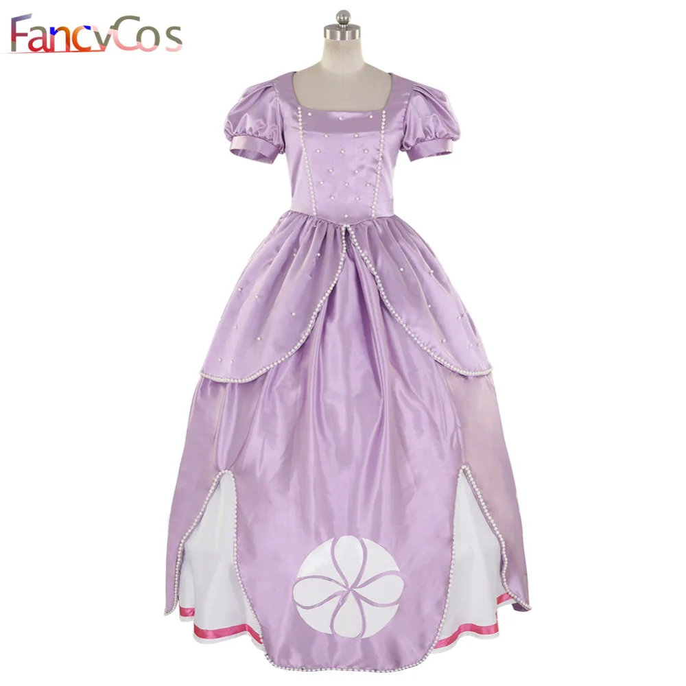 Платье принцессы на Хэллоуин София раннее платье косплей первый костюм Софии