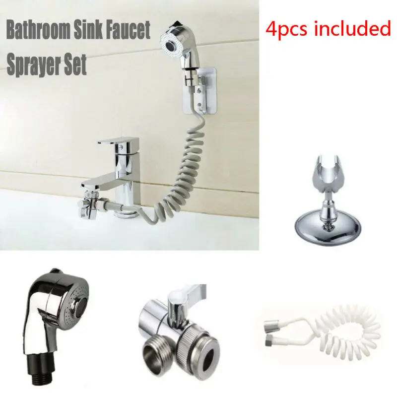 Хромированный смеситель для ванной и кухни насадка душа с одной ручкой