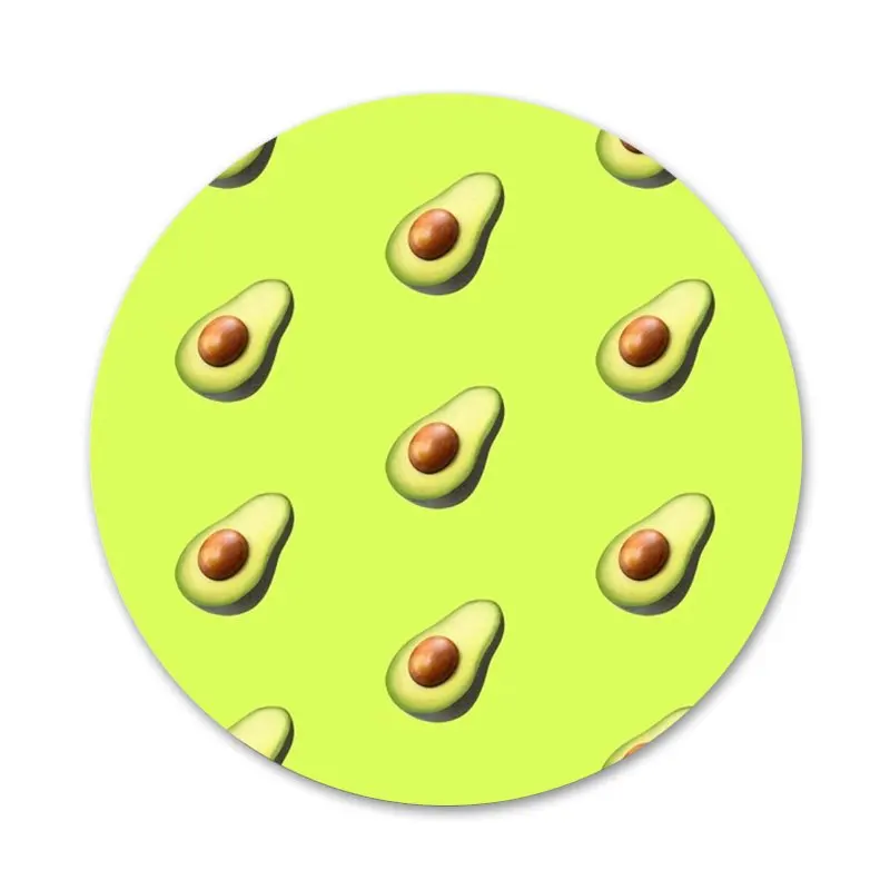 Красочные авокадо значок на булавке декоративные Броши Металлические Значки для