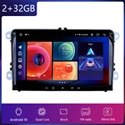 2Din Android 10,1 Автомобильный мультимедийный mp5 плеер для VWVolkswagenGolfPoloTiguanPassatb7b6SEATleonSkodaOctavia радио GPS