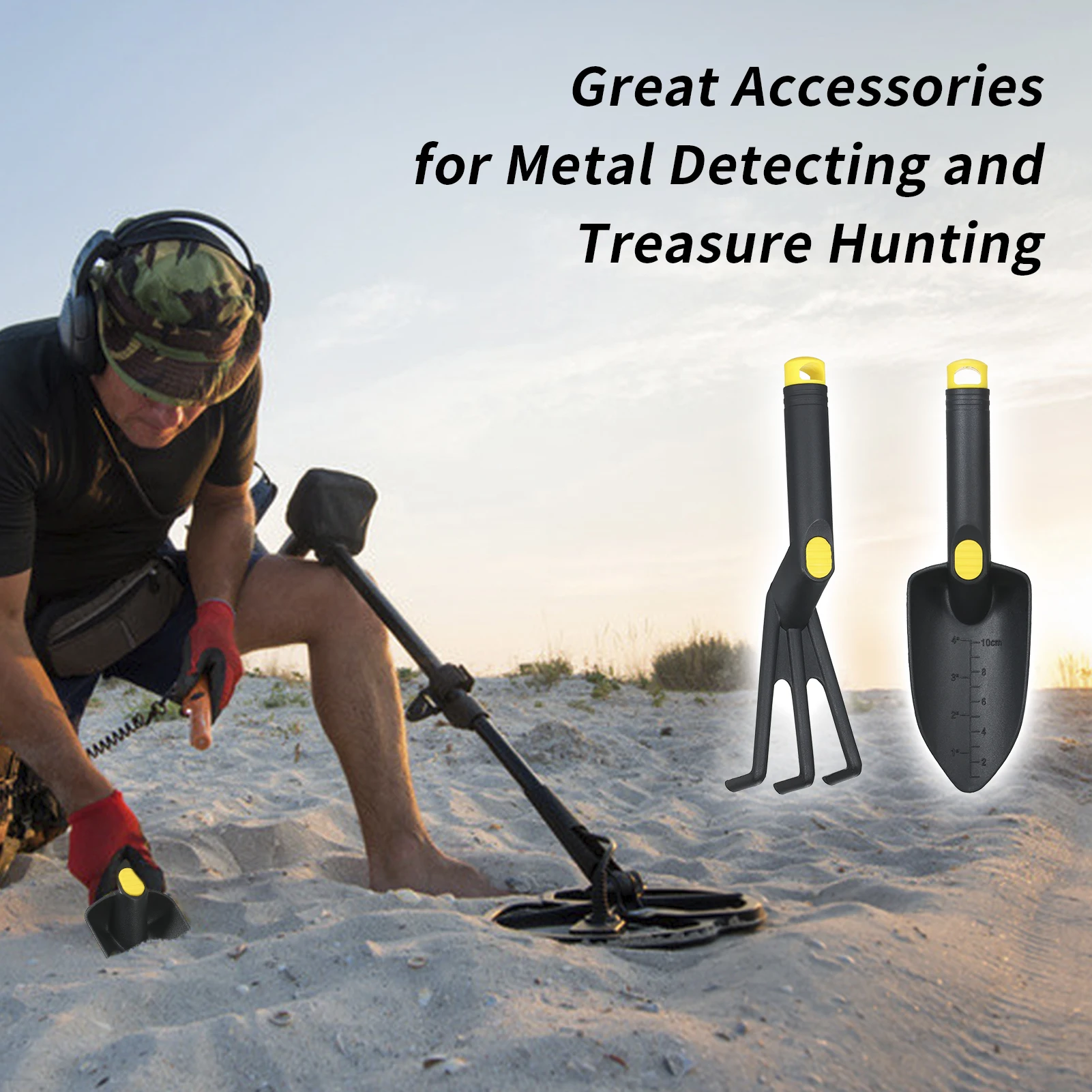 

GTX5030 Underground Metal Detector Gold Pinpointer High Accuracy Adjustable Stem 7 Inch Waterproof Coil gold digger metal seeker