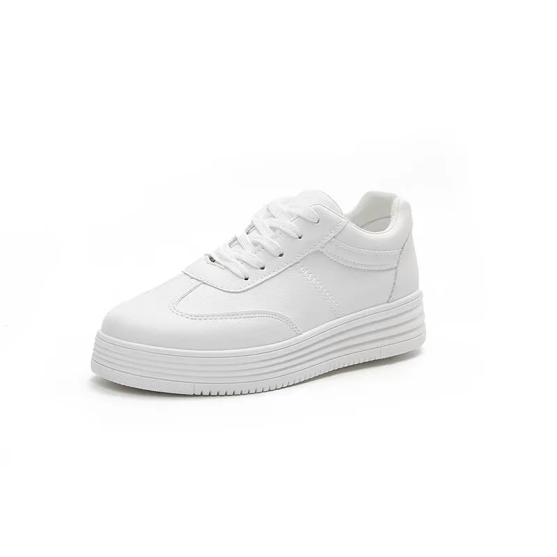 

Hot sale Shoes Women's Vulcanize Shoes Spring New Casual Classic Solid Color PU Leather Shoes Women Casual White Shoes Sneakers