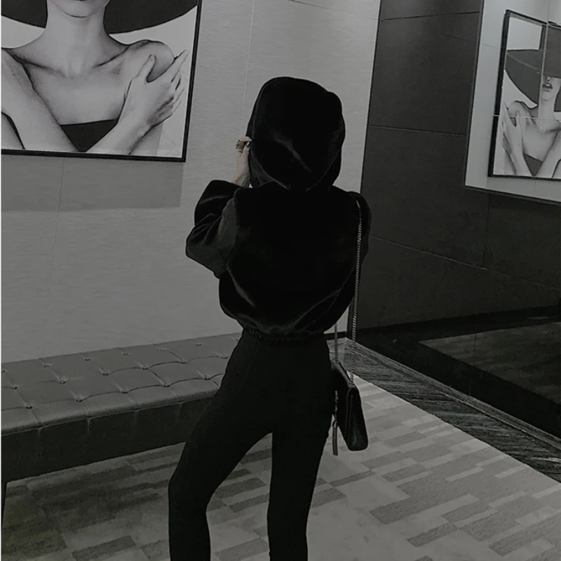 Элегантная Сексуальная подкладка из шерсти для женщин зимняя | Женская одежда