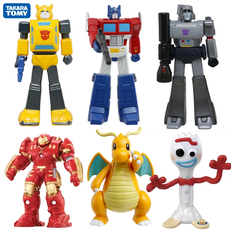Трансформеры Takara Tomy Metakore Оптимус Прайм Мегатрон Бамблби Миньоны Пикачу литые