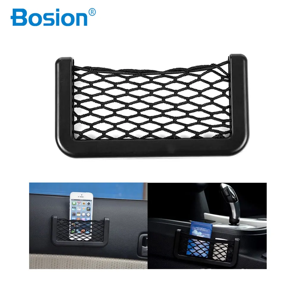 Универсальное автомобильное сиденье боковое заднее хранилище Сетчатая Сумка