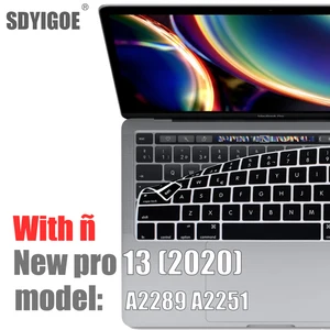 С испанской и Чили клавиатурой, Защитная пленка для macbook pro13 A2289 A2251, macbook pro13.3