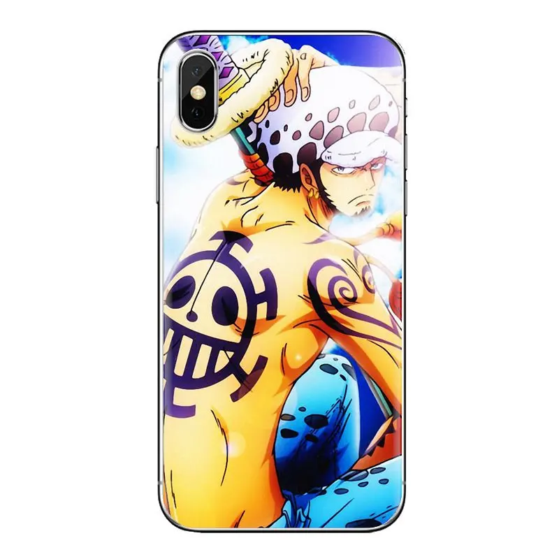 Одна деталь Трафальгар Ло из мультфильмов логотип аниме чехол для корпуса