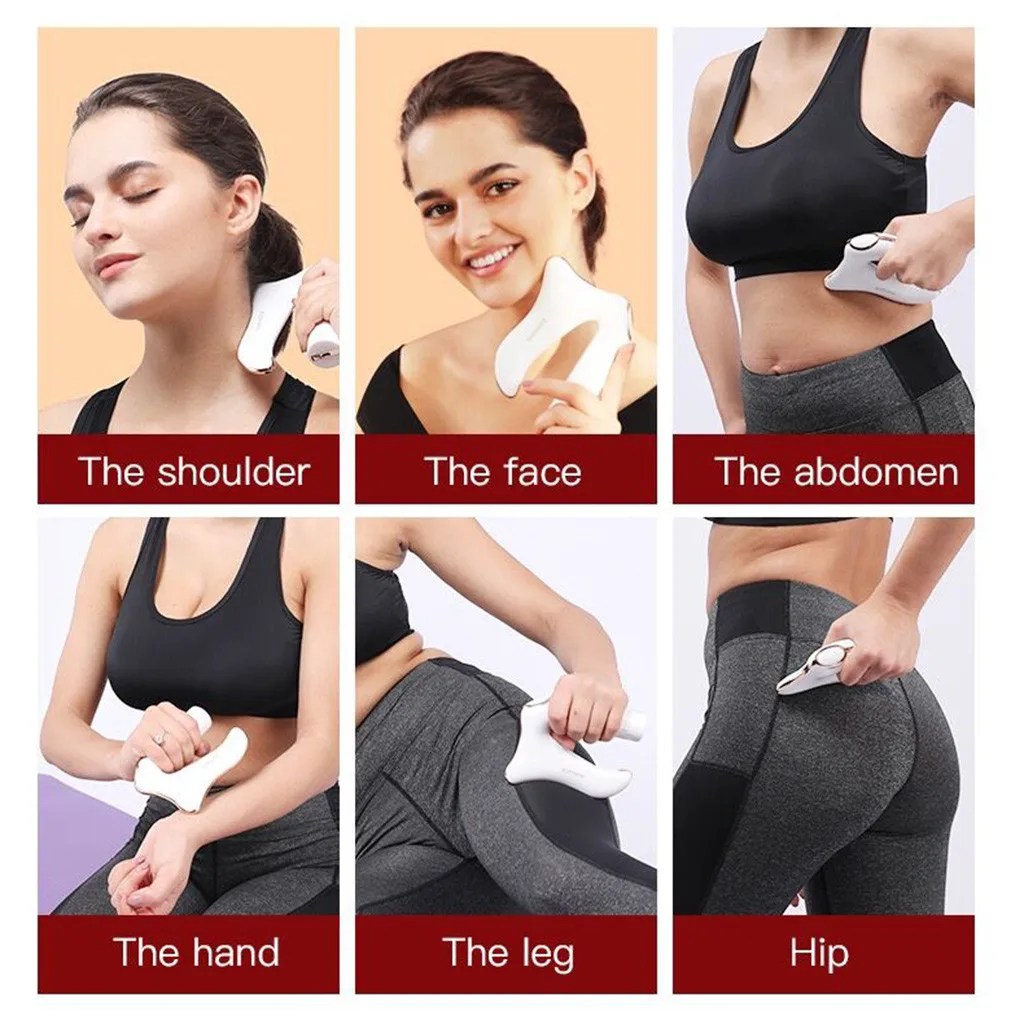 

kitlnno Skin Face Care Cosmetology Instrument Electric Massager Micro Current Vibration Facial Scraping