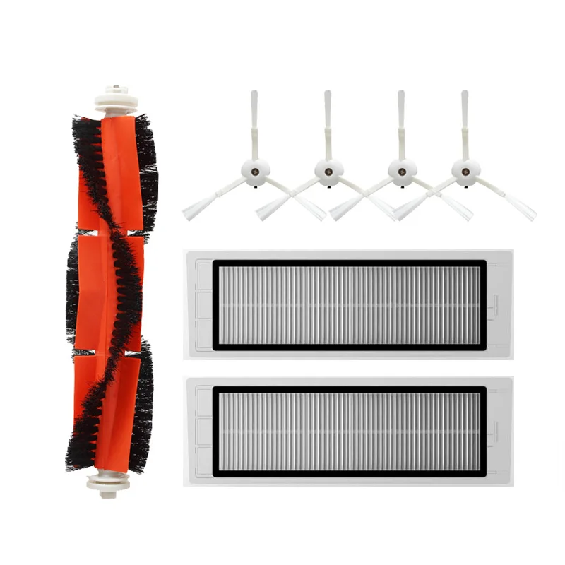 kit-4 Швабра салфетки колеса HEPA фильтр щетки для Xiaomi Roborock S50 S6 аксессуары S55 S5 1S Xiaowa E25 Вакуумные части щетки крышка - Цвет: kit-4