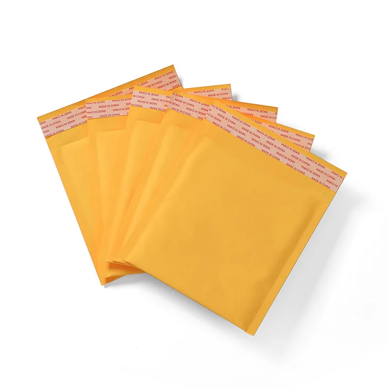 50pcs/lot Kraft Bubble Mailer Poly Shipping Envelopes with Bubble Shipping Bags Mailer Mailing Bags Padded Envelopes Packaging