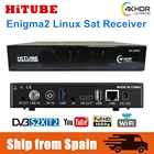 Спутниковый ресивер HiTUBE 4K UHD, цифровой декодер Linux Enigma2, внешний свет, C + CA, мультитюнер, встроенный Wi-Fi спутниковый ТВ-приемник