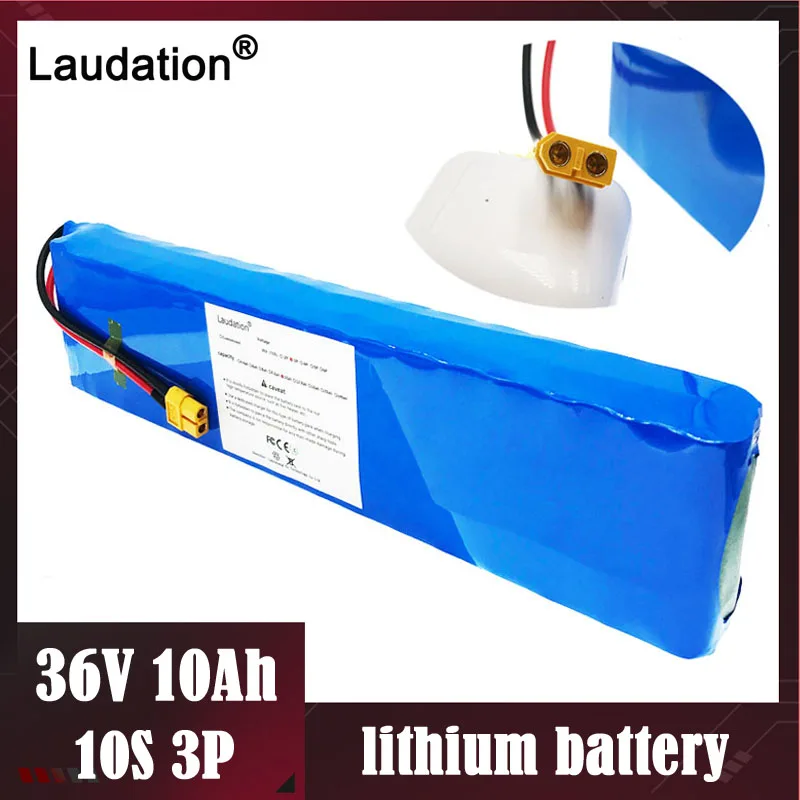 Laudation 36 V 10ah литиевая батарея электрического велосипеда 10S 3P 18650 Аккумулятор для 500W E ремень велосипеда/скутер с 15A BMS