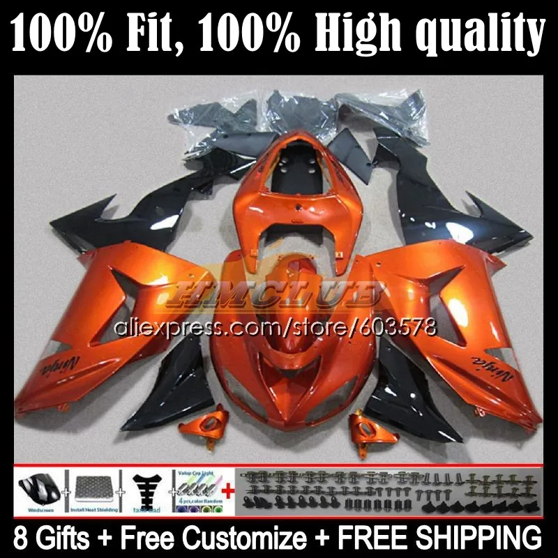 

Инжекционный корпус для KAWASAKI NINJA ZX 10R 1000 CC 10 R 1000CC 116CL.68 ZX-10R ZX10R 04 05 ZX1000 2004 2005 Обтекатели новый оранжевый