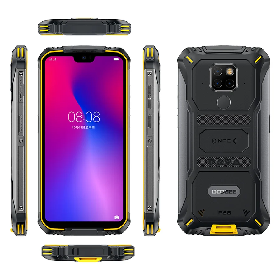 DOOGEE S68 Pro 5 84 &quotпрочный смартфон IP68/IP69K MTK Helio P70 мобильный телефон 6 ГБ 128 Octa AL 21MP