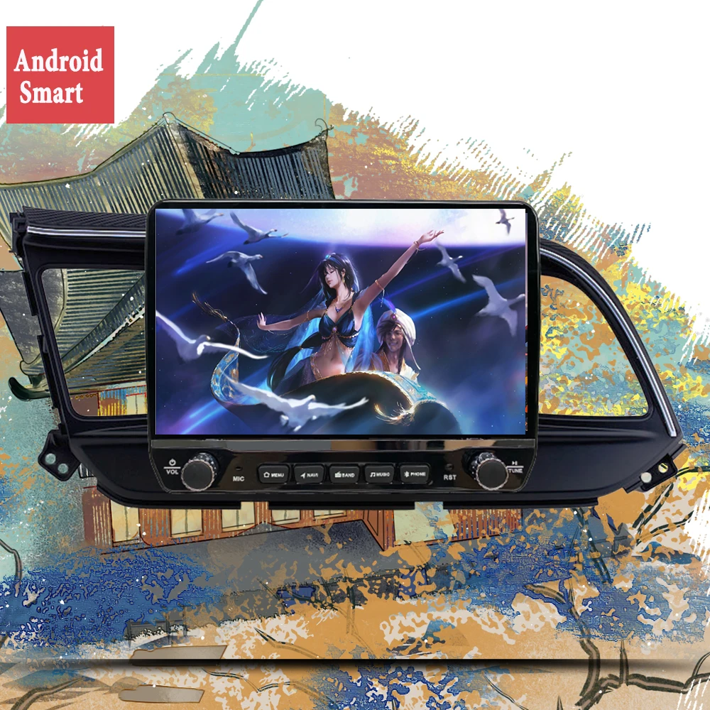 6 + 128 Android 10 0 автомобильный мультимедийный плеер для Hyundai Elantra 2018 2019 2020