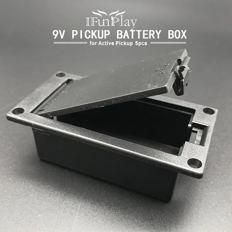 5 шт. 9 в чехол для аккумулятора сменная Крышка активного звукоснимателя басов