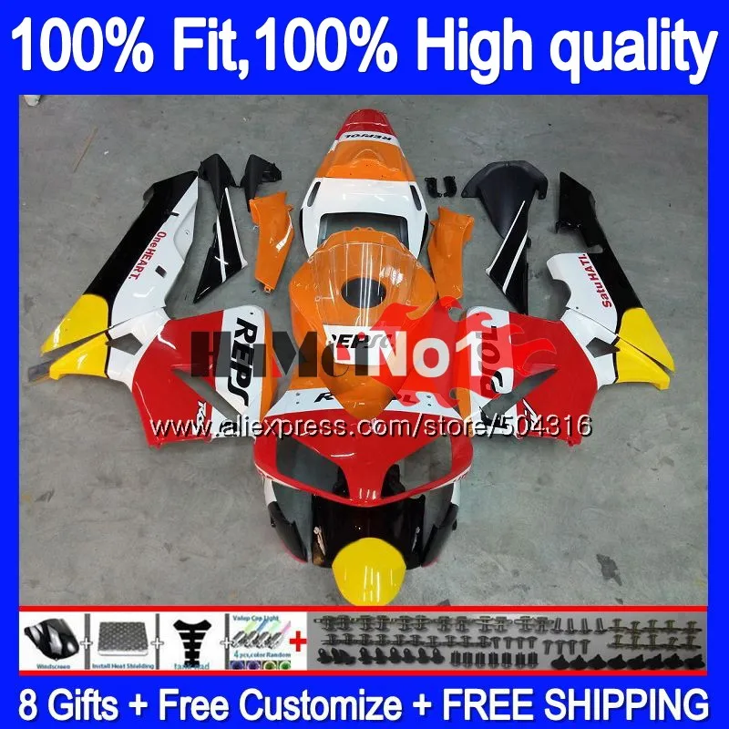 

Injection For HONDA CBR600RR CBR 600RR 600F5 600CC 47MC.0 CBR600F5 CBR 600 CC CBR600 RR 2003 2004 F5 03 04 Fairing Repsol orang