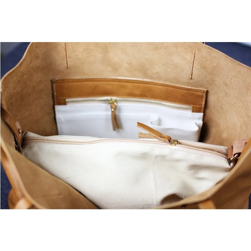 

personality Genuine Leather High capacity concise Commute Solid color fashion Lady bags First layer cowhide Shoulder Bag handbag