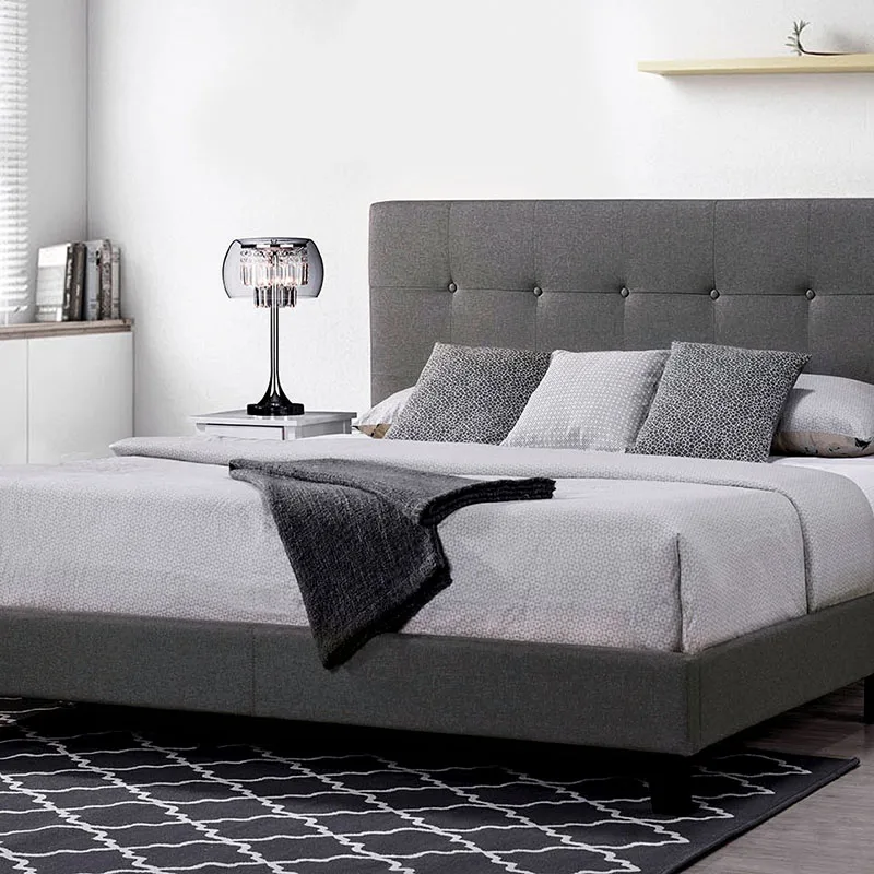 Платформа для матраса и кровати основание с деревянной основой стеганным