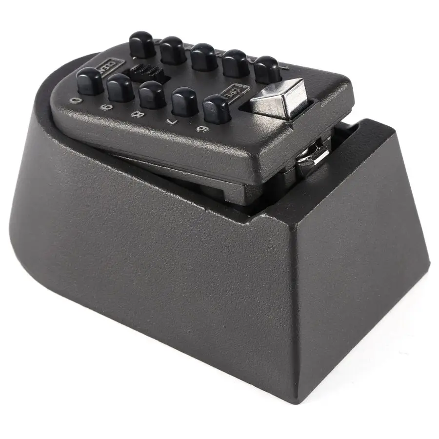 

Wall Mounted Key Safe Organizer Box with Combination Lock 10-Digital Password for Home Outdoor