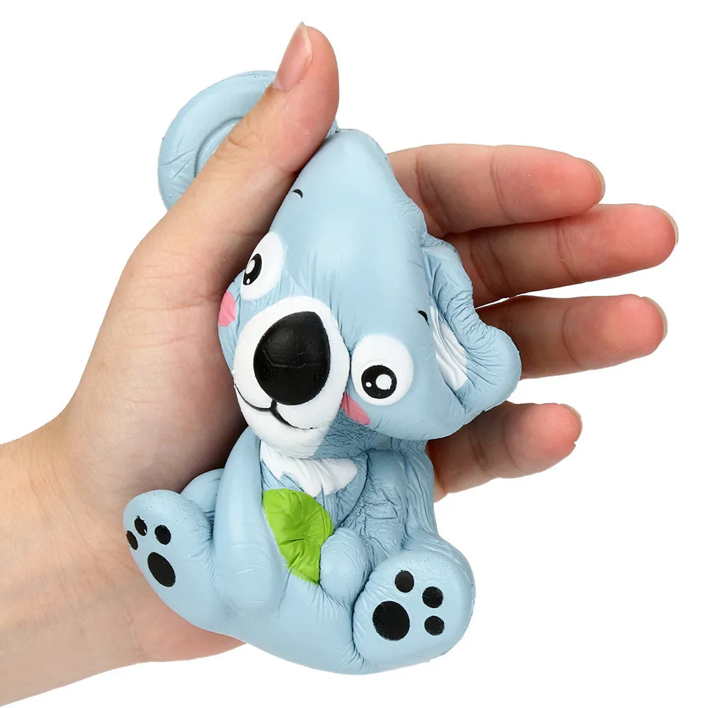 12cm Simulation Cute Koala Cream Scented Toy Slow Rising Squeeze Strap Kid Toys Gift PU антистресс для рук L1223 | Игрушки и