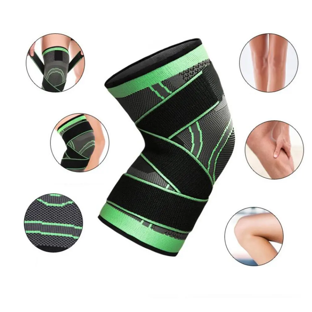Спортивные наколенники с силиконовой подушкой защита колена для спортсменов