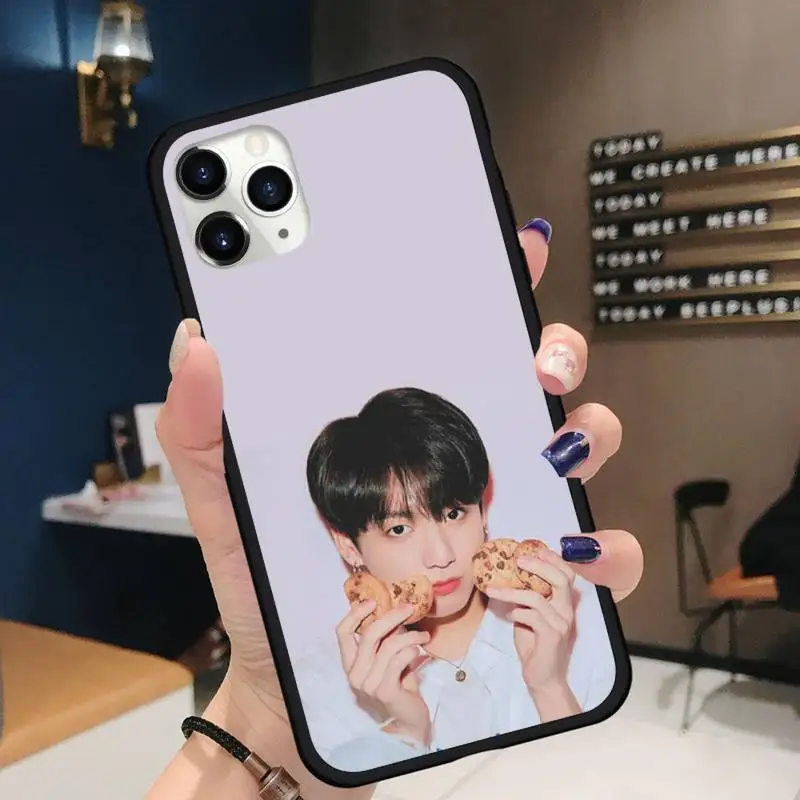 

Euphoria Jungkook Phone Case for iPhone 11 12 pro XS MAX 8 7 6 6S Plus X 5S SE 2020 XR Soft silicone