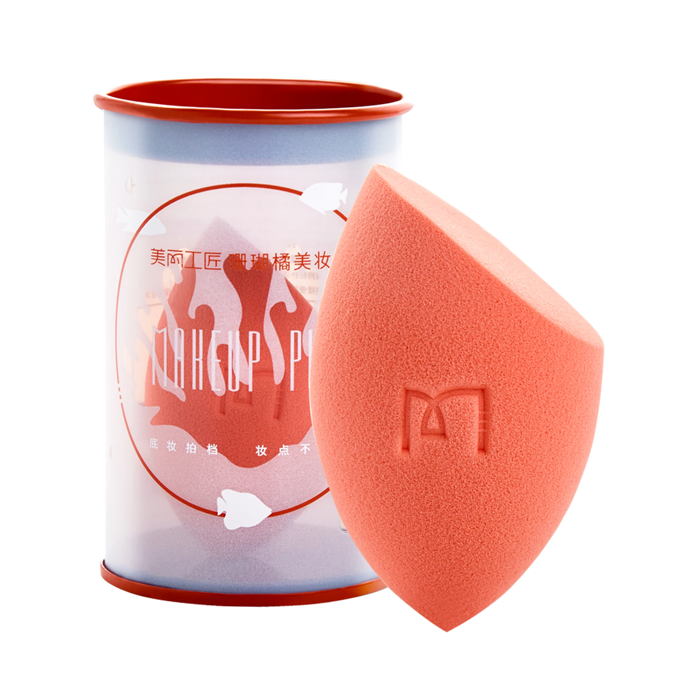 Красота яйца не едят порошок скошенный ящик для хранения кушон макияжа слоеная