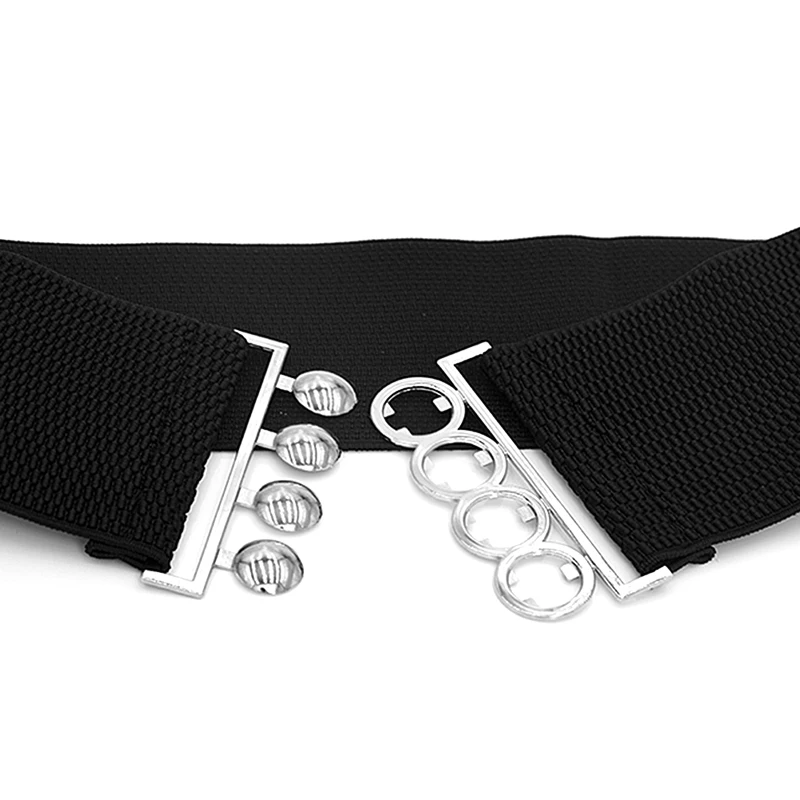 

2019 Women Wide Waist Elasticated Lady Girl Fashion Buckle Belt Belts Elastic
