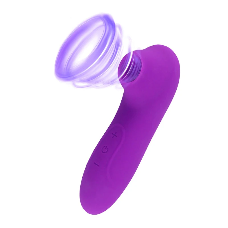 Мощный на присосках для клитора вакуумный вибратор сосание сосков язык