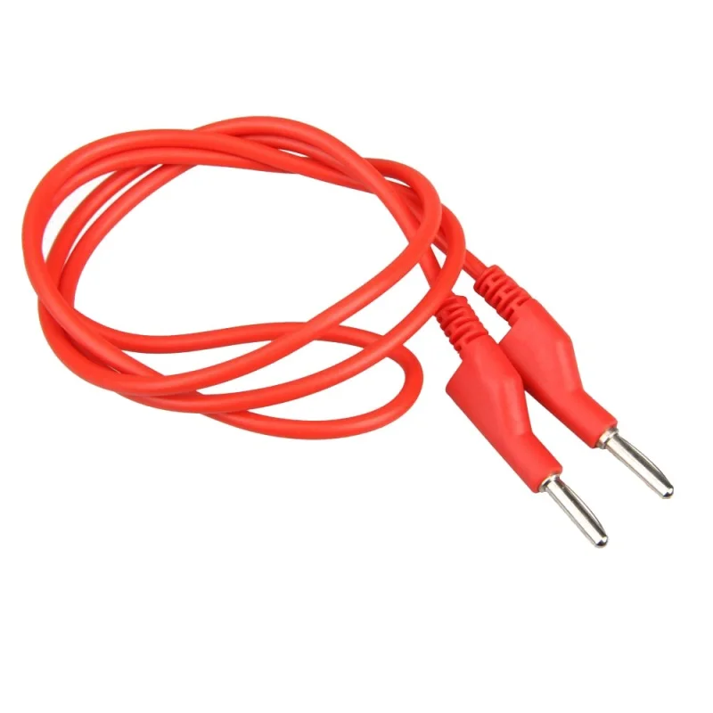 4 шт. двойной мм разъем типа банан Штекерный силиконовый Тестовый Кабель M/M 1