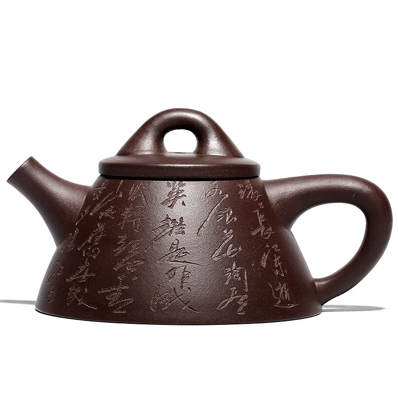 

YIXING PURPLE CLAY SHIPIAO TEAPOT ORE ZISHA MUD KUNGFU KETTLE DRINKWARE